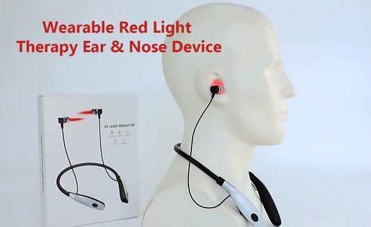 Wearable Red Light Therapy Ear & Nose Device