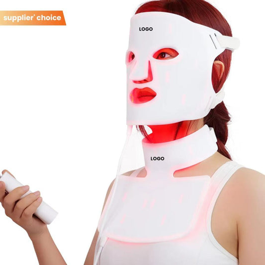 Wearable LED Light Therapy Silicone Facial Mask